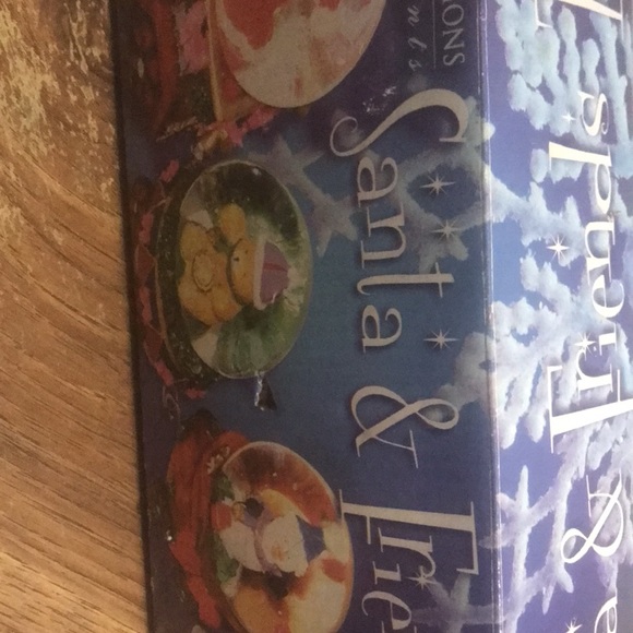 Santa n friends water globe mini train by Holiday Classics collection. Roughly - Picture 3 of 14